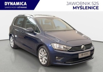 Volkswagen Golf Sportsvan Sportsvan 1.6 TDI BlueMotion Technology 110KM 2016 Volkswagen Golf Sportsvan Highline 1.6TDI 110KM DSG 2016 r., serwisowany,
