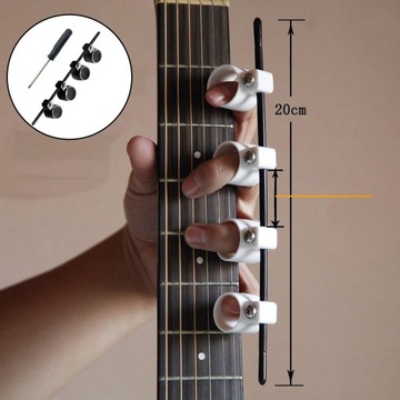 Гитарный тренажер, инструмент, акустическая гитара, расклешенные пальцы, черный A