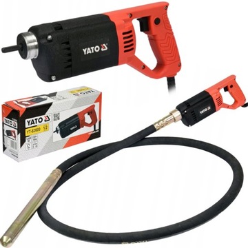 YATO WIBRATOR ZAGĘSZCZARKA BETONU 1200W BUŁAWA 3m