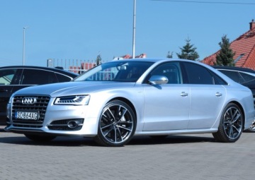 Audi A8 D4 S8 Facelifting 4.0 TFSI 605KM 2016 Audi S8 Plus 605koni Matrix Night View Ceramika Wentyle dociąg 360° Webasto, zdjęcie 1