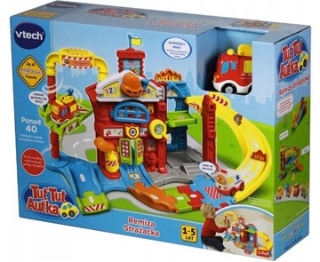 VTECH TUT TUT CARS ПОЖАРНАЯ СТАНЦИЯ ЗЯЗД + ПОЖАРНАЯ МАШИНА PL