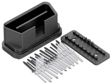 Złącze OBD męskie, czarny, Kradex, ZOBD CAP PLUG ABS