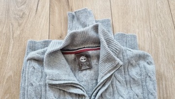 TIMBERLAND męski sweter 90% wełna 10% kaszmir L