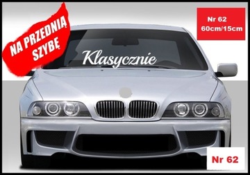 Naklejki Na Samochód DUŻE Na Szybę 60 cm