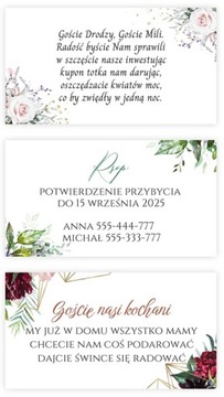 Благодарственные открытки Свадьба Свадьба 10 шт.