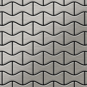 ALLOY Kismet-S-S-MB Mozaika Stal INOX szlifowana