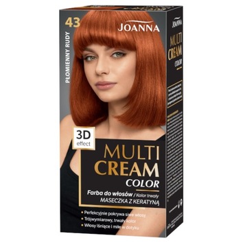JOANNA Multi Cream Farba 43 Płomienny Rudy