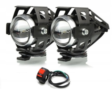Halogeny motocyklowe lampy reflektory lightbar LED