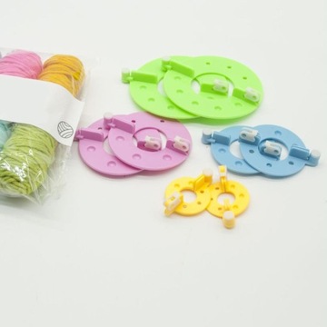 Изготовление помпонов, 4 размера Пушистый шарик для изготовления помпонов