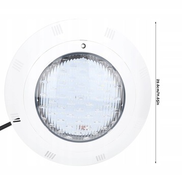 LAMP RGB PODWODNE LAMPA ŚWIATŁA LED BASEN 40W