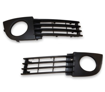 AUDI A6 C5 01-04 LIFT KRATKI ZAŚLEPKI ATRAPY HALOGENU ZDERZAKA L+P