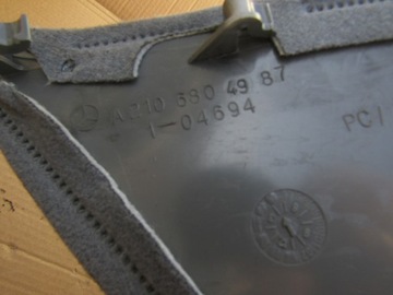 5 MERCEDES W210 95-99 KRYT POD DESKA VOLANT NAD PEDÁLY