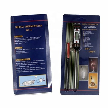 ЭЛЕКТРОННЫЙ КУХОННЫЙ ТЕРМОМЕТР С ЦИФРОВЫМ ЗОНДОМ