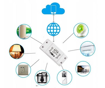 Контроллер MOES TUYA Wi-Fi Smart Switch 10А, розетка MS-101