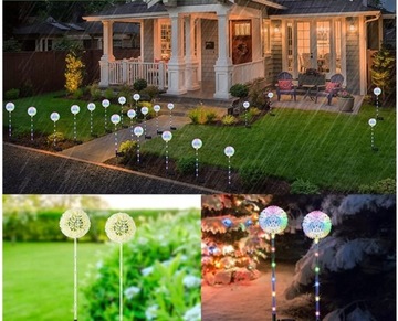 4x СОЛНЕЧНАЯ ЛАМПА ДЛЯ САДА УКРАШЕНИЕ ОДУВШИНКИ 150 LED