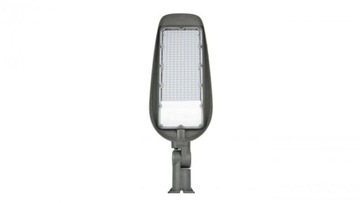 Lampa uliczna LED 200W 22000lm barwa neutralna 90/130 stopni szara 4000K