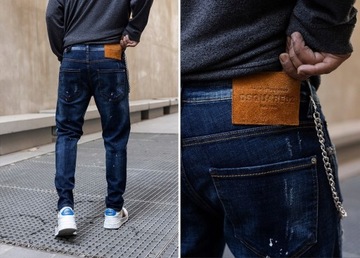 DSQUARED2 jeansy r. 46 Cool Guy Jean spodnie ICON D2 r. 32 dsq2 przetarcia