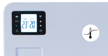 МОЩНЫЙ ЭЛЕКТРИЧЕСКИЙ КОНВЕКТОР НАГРЕВАТЕЛЬ 2300ВТ MALTEC УДАЛЕННЫЙ ТЕРМОСТАТ БОЛЬШОЙ