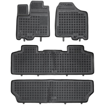 Dywaniki gumowe Toyota Sienna III 2010-2020 7 osobowy