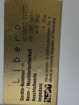 Пассивный сабвуфер Heco Libero, сильный бас, дерево