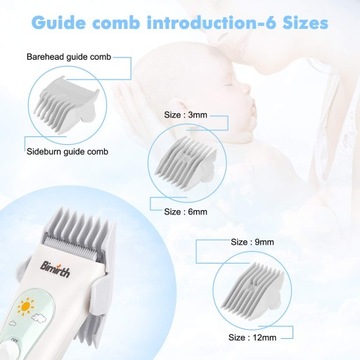 Детская машинка для стрижки волос, тихая.