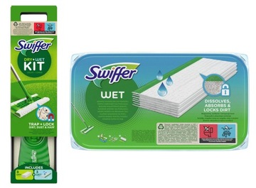 SWIFFER SWEEPER MOP+ŚCIERECZKI 8/SUCHE i 13/MOKRE