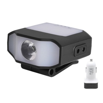 LED latarka czołowa COB inteligentny czujnik na ze