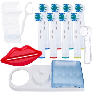 PODSTAWKA NA SZCZOTECZKĘ ORAL-B KOŃCÓWKI + DODATKI