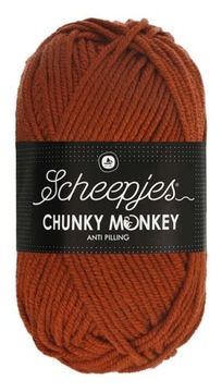 Włóczka CHUNKY MONKEY 100 g - 1029 rdza