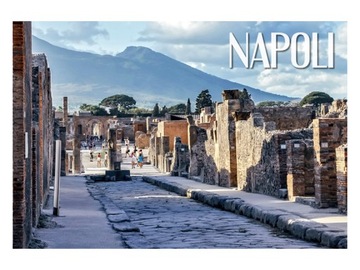 NEAPOL - Pompeje - Wulkan - Magnes na lodówkę