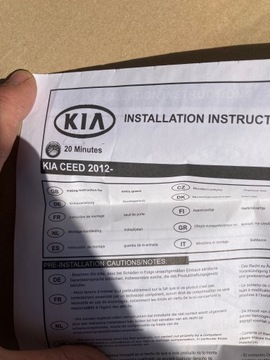 ДЕКОРАТИВНЫЕ ПОЛОСКИ ДЛЯ РАМКИ KIA CEED SPORT WAGON