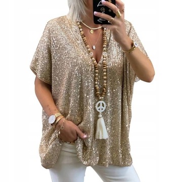 Bluzka y65iu65 r. XXL regular prosty fason
