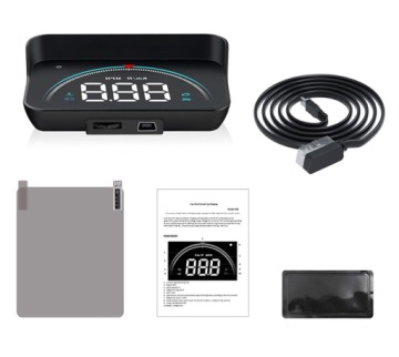 ДИСПЛЕЙ ПРОЕКТОР LED LCD HUD OBD2 M8 ЧАСЫ