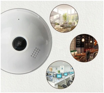 IP-камера Wi-Fi 360 для мониторинга со светодиодным звуком