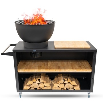 Grill ogrodowy z kominkiem HEAT Trolle