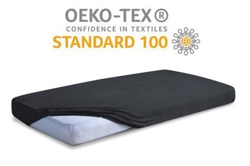 Простыня махровая на резинке 120х200 кирпично-красная 51 Премиум