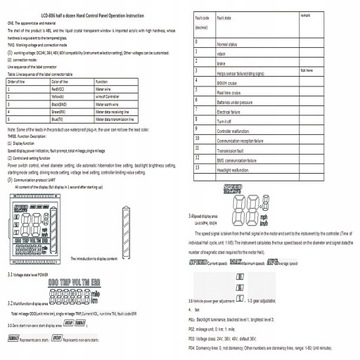 КОНТРОЛЛЕР ДЛЯ ВЕЛОСИПЕДА С ЖК-дисплеем КОНТРОЛЛЕР 36 В 350 Вт