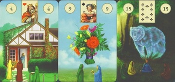 Pagan Lenormand Oracle Instr.pl Cards