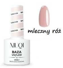 NIUQI KAUCZUKOWA baza PROTEINOWA mleczny róż