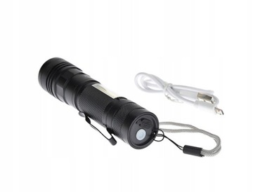 ФОНАРИК SWAT С АККУМУЛЯТОРНЫМ СВЕТОДИОДОМ ВЫСОКОЙ МОЩНОСТИ T6 COB USB