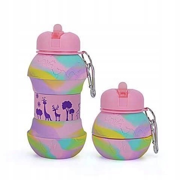 СКЛАДНАЯ ФУТБОЛЬНАЯ СИЛИКОНОВАЯ БУТЫЛКА ДЛЯ ВОДЫ