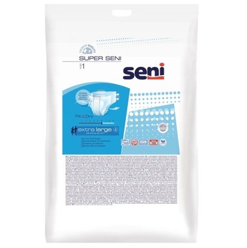 Super Seni pieluchomajtki na rzepy 1szt XL