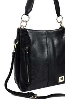 Сумка на плечо MONNARI SHOPPER Black LOGO BELT