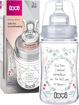 LOVI BUTELKA NTYKOLKOWA TRENDS SUPERVENT + SMOCZEK 240ml