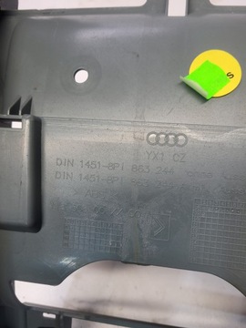 ЦЕНТРАЛЬНЫЙ ТУННЕЛЬ AUDI A3 8P ПОДЪЕМНИК 2 DIN 8P1863244A