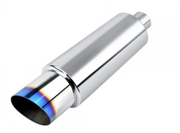 ГЛУШИТЕЛЬ ИЗ НЕРЖАВЕЮЩЕЙ СТАЛИ, СПОРТИВНЫЙ БАС, 2,25 дюйма, 57 мм