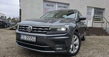 Volkswagen Tiguan II SUV 2.0 TDI 150KM 2017 Volkswagen Tiguan 2,0 TDI 150 KM 4 Motion automat Highline zarejestrowany