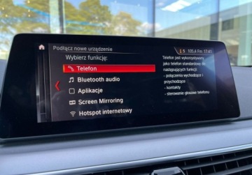 BMW Seria 5 G30-G31 Touring 520d 190KM 2019 BMW Seria 5 520d Vat Marza Skory Nawigacja Czujniki Kamera, zdjęcie 13