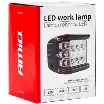 LAMPA ROBOCZA WARSZTATOWA 3 podświetlenia 9-36V