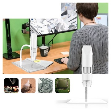 ЖК-ЦИФРОВОЙ МИКРОСКОП 1000x WIFI 1080P FHD 8 светодиодов